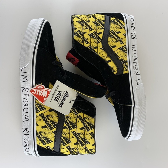 Vans X The Shining Classic Sk8-Hi Yellow Skate Shoe Mens Size 8.5 Womens 10 RARE main image 10
